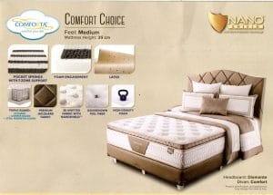 Spring Bed Comforta - Comfort Choice FULL SET