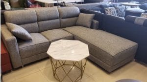 Sofa L Minimalis + Meja