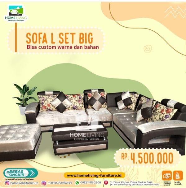 Sofa L Set Big
