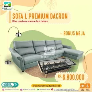 Sofa L Premium Dacron