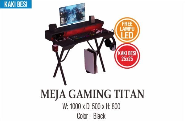 Meja Gaming TITAN