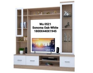 Rak TV WU 0521 Sonoma Oak White