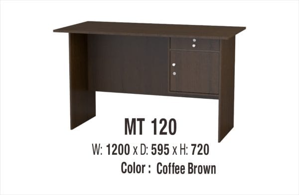 Meja Tulis MT120 1/2 Biro - Gambar 2