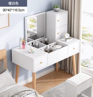 Meja Rias Minimalis HD098 White