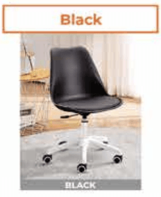 Kursi Kerja Modern HD043 Black