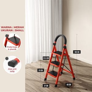 Tangga Lipat Portable HD025SML-RED