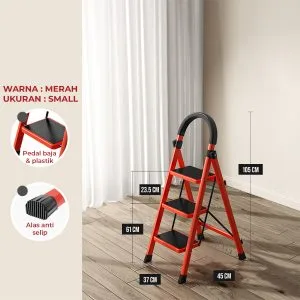 Tangga Lipat Portable HD025SML-RED