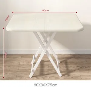 Meja Makan Lipat HD033 White