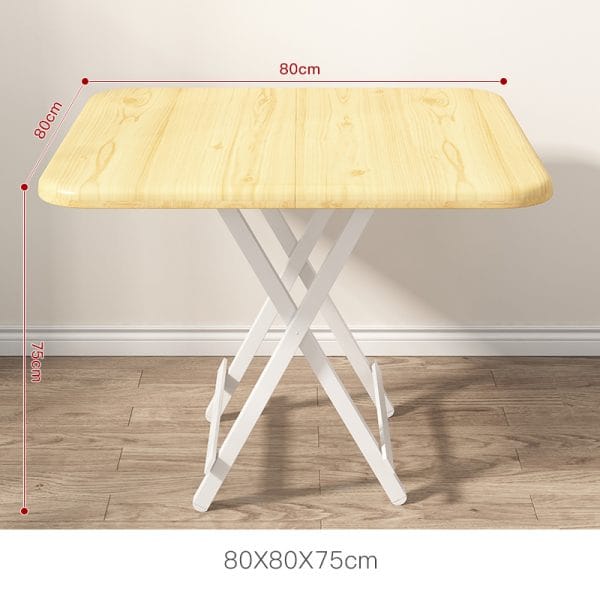 Meja Makan Lipat HD033 Wood