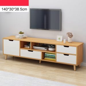 Meja TV Minimalis HD041-LRG-4LACI-Wood