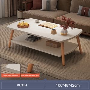 Meja Tamu Minimalis / Meja Kopi / Coffee table / Meja kayu / Meja makan HD048