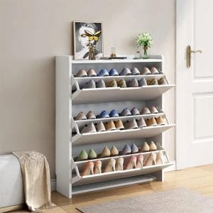 Rak Sepatu Minimalis HD061-Type2-White