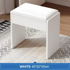 Kursi Rias / Bangku Minimalis Putih – Kuat, Stabil, Anti Rayap