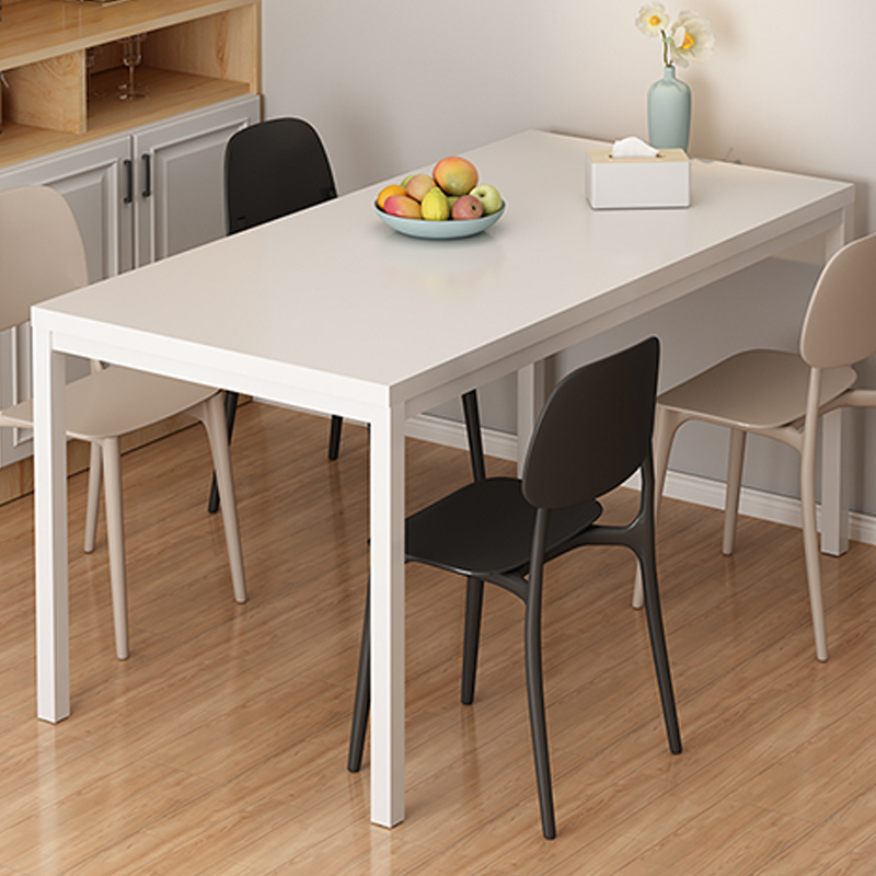 HD011 Meja Makan Minimalis Modern – MDF + Rangka Baja, Ukuran 120×60×75cm | Desain Kokoh & Serbaguna - Image 6