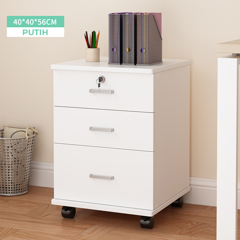 Laci Kantor 3 Susun Putih HD017 – Minimalis & Aman - Image 4