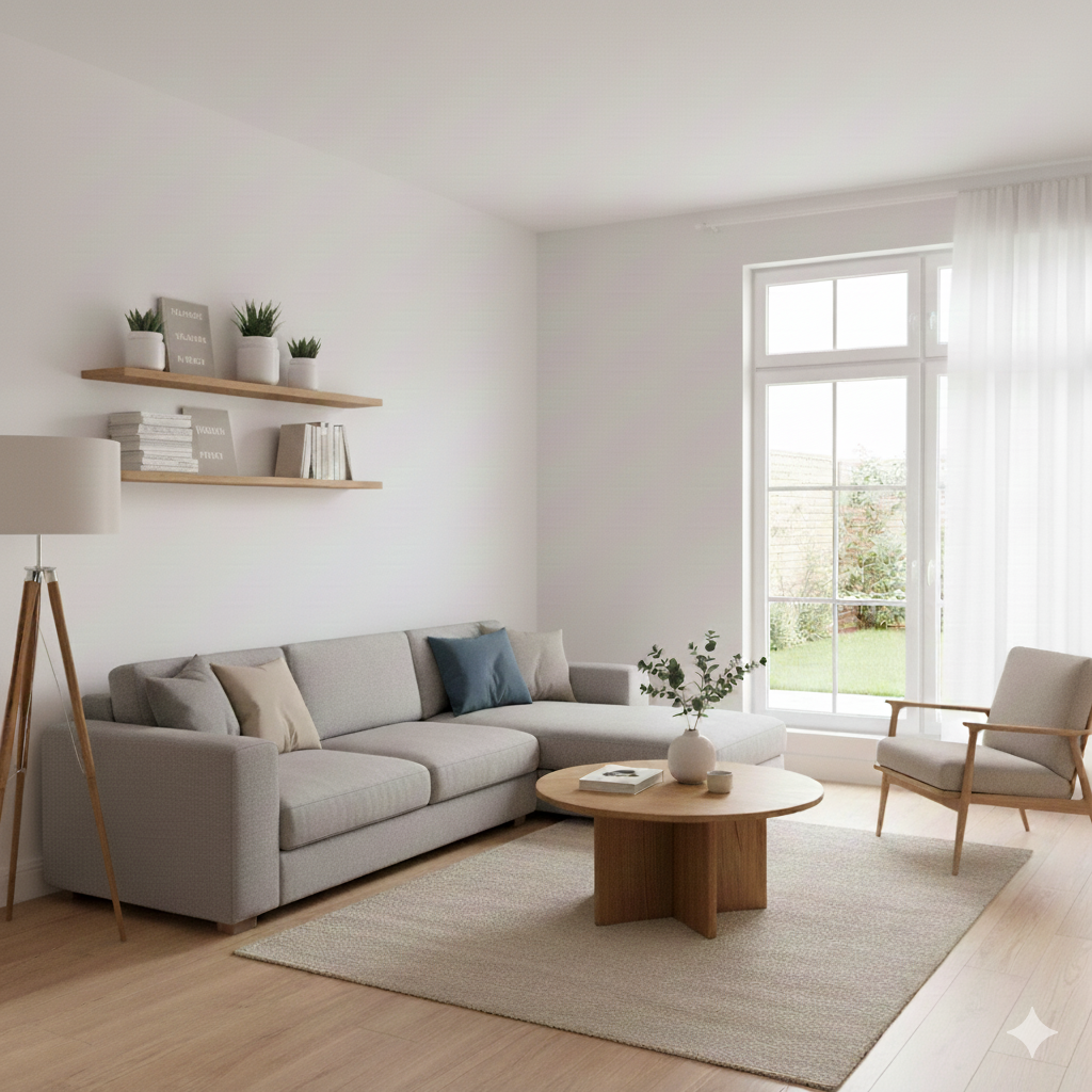 Ruang Tamu Minimalis Bukan Soal Ukuran, Tapi Penataan cara menata ruang tamu minimalis agar terlihat luas dan nyaman