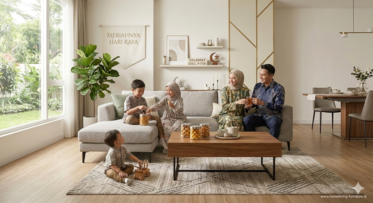 Meriahnya Hari Raya dengan Hunian Bergaya Minimalis Modern