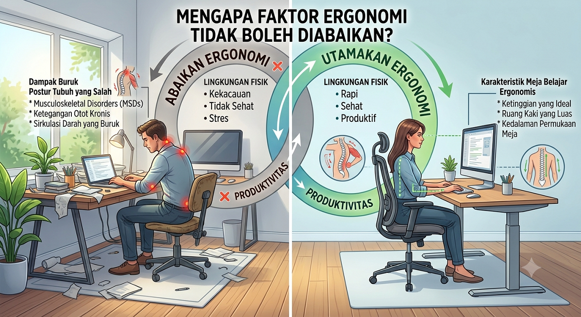 Mengapa Faktor Ergonomi Tidak Boleh Diabaikan