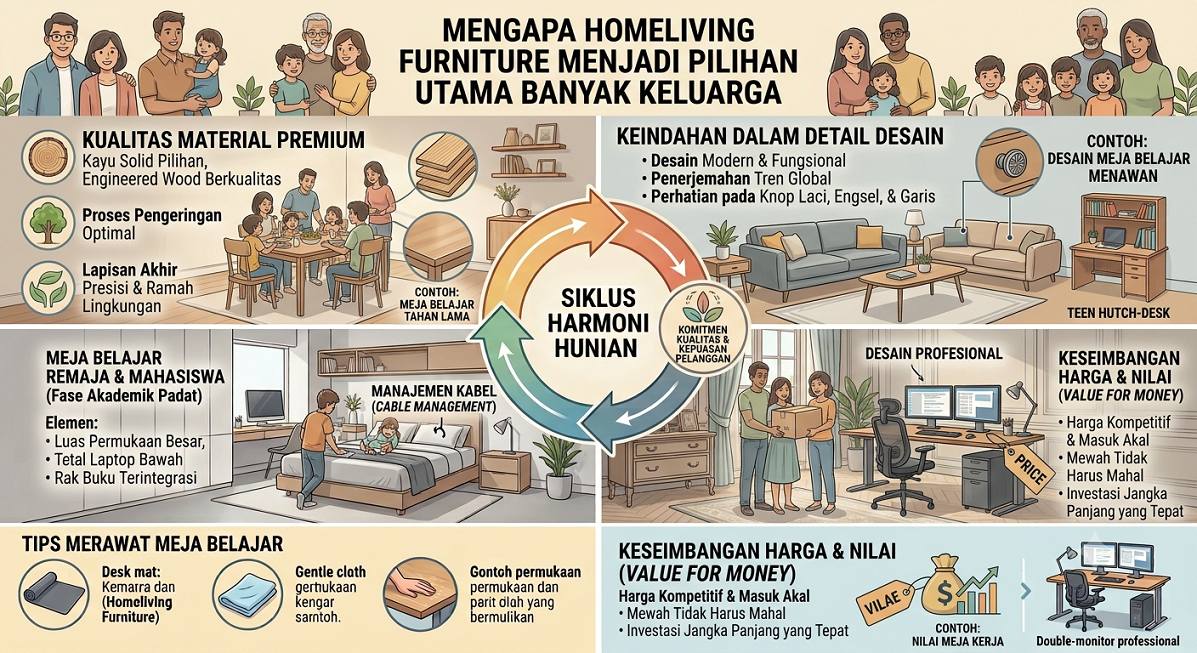 Mengapa Homeliving Furniture Menjadi Pilihan Utama Banyak Keluarga