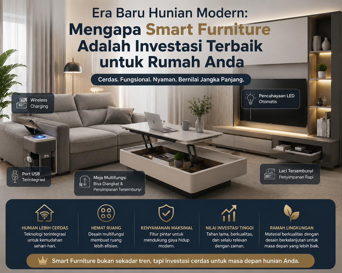 Smart furniture untuk hunian modern